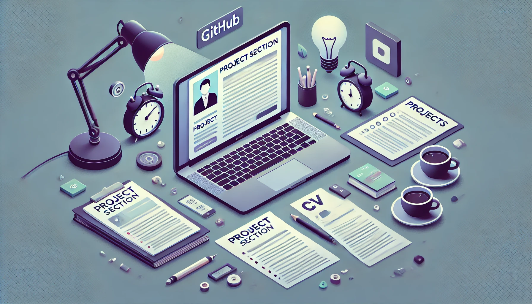 cv proje bölümü, CV proje örnekleri, CV GitHub linki, STAR yöntemi, stajyer CV, portföy