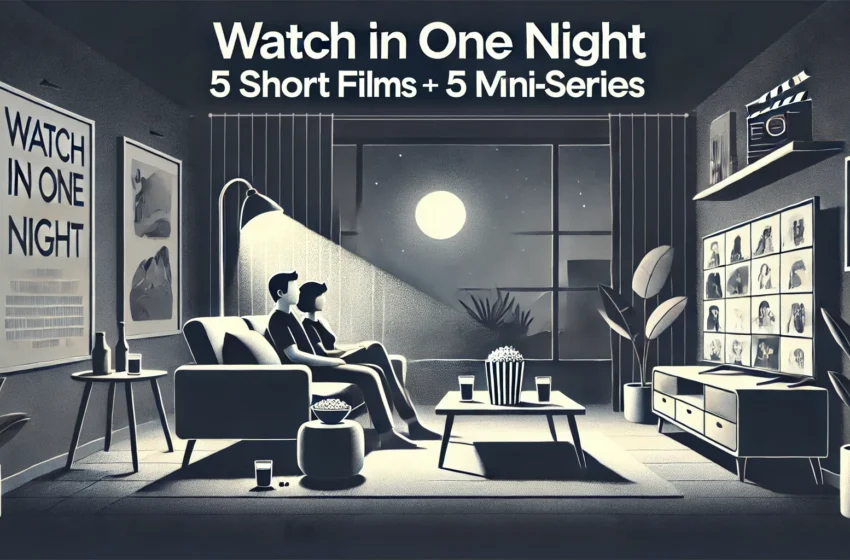  Tek Gecede İzle: 5 Kısa Film + 5 Kısa Dizi (Hızlı Öneriler)